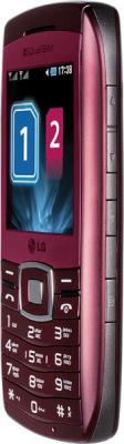 Мобильный телефон LG GX300 Wine-Red - вид сбоку