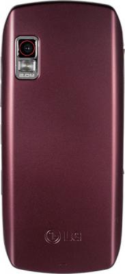 Мобильный телефон LG GX300 Wine-Red - вид сзади