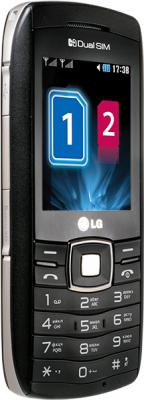 Мобильный телефон LG GX300 Black - вид сбоку