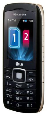 Мобильный телефон LG GX300 Black - вид сбоку