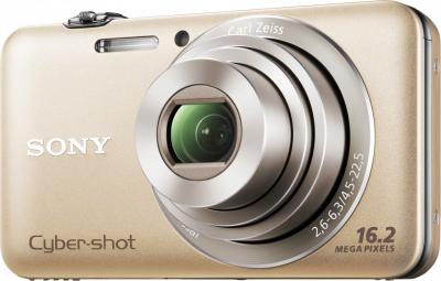 Компактный фотоаппарат Sony Cyber-shot DSC-WX30 Gold - Вид спереди