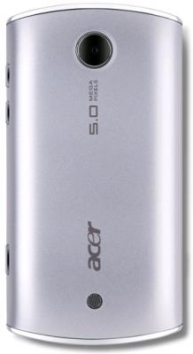 Смартфон Acer Liquid Mini Silver - вид сзади