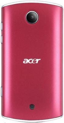 Смартфон Acer Liquid Mini Red - вид сзади