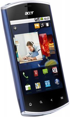 Смартфон Acer Liquid Mini Blue - общий вид