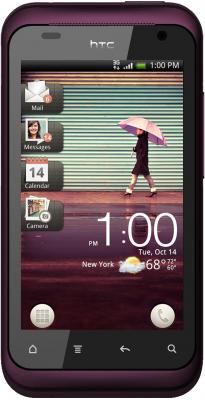 Смартфон HTC Rhyme Plum - вид спереди