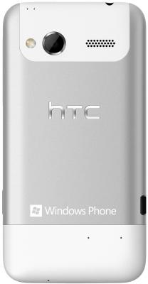 Смартфон HTC Radar Silver - вид сзади