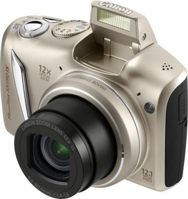 Компактный фотоаппарат Canon PowerShot SX130 IS SILVER - общий вид