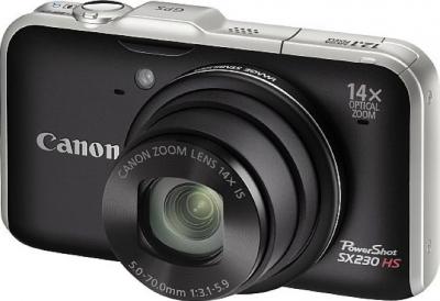 Компактный фотоаппарат Canon PowerShot SX230 HS Black - общий вид