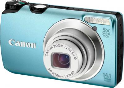 Компактный фотоаппарат Canon PowerShot A3200 IS Aqua - Вид спереди