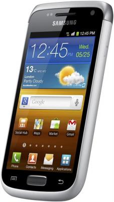 Смартфон Samsung I8150 Galaxy W White (GT-I8150 EWASER) - вид сбоку