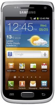 Смартфон Samsung I8150 Galaxy W White (GT-I8150 EWASER) - вид спереди