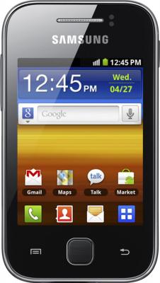 Смартфон Samsung S5360 Galaxy Y Black (GT-S5360 TKASER) - вид спереди