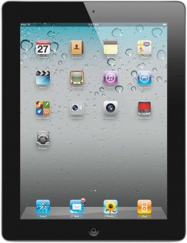 Планшет Apple iPad 2 16Gb Wi-Fi / MC769 (черный) - спереди