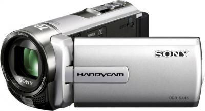 Видеокамера Sony DCR-SX45E Silver - общий вид