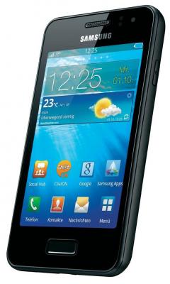 Смартфон Samsung S7250 Wave M Dark Silver (GT-S7250 MSDSER) - вид сбоку