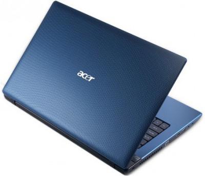 Ноутбук Acer Aspire 5750ZG-B954G50Mnbb - полуоткрытый сбоку