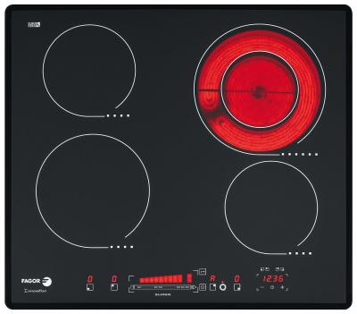 Электрическая варочная панель Fagor VF-SLIDE60 S - вид сверху