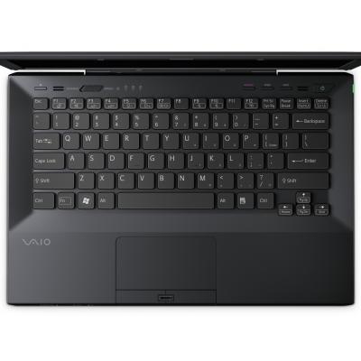 Ноутбук Sony VAIO VPC-SB3V9R/B - сверху открытый