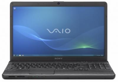 Ноутбук Sony VAIO VPCEH2S1R/B - спереди