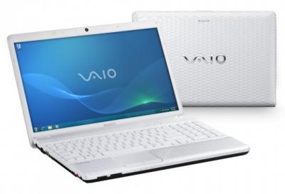 Ноутбук Sony VAIO VPCEL2S1R/W - спереди и сзади