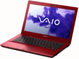 Ноутбук Sony VAIO VPCSB3M1R/R - открытый сбоку