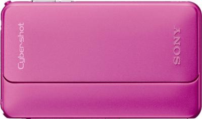 Компактный фотоаппарат Sony Cyber-shot DSC-TX10 Pink - Вид спереди