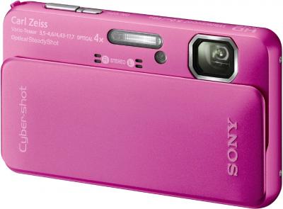 Компактный фотоаппарат Sony Cyber-shot DSC-TX10 Pink - Общий вид