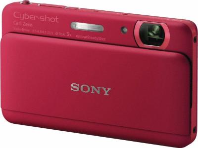 Компактный фотоаппарат Sony Cyber-shot DSC-TX55 Red - Общий вид