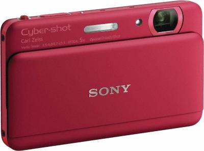 Компактный фотоаппарат Sony Cyber-shot DSC-TX55 Red - Общий вид
