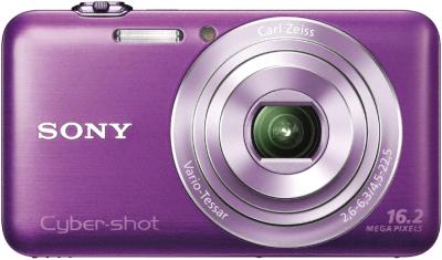 Компактный фотоаппарат Sony DSC-WX30 Violet - Вид спереди