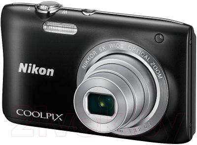 Компактный фотоаппарат Nikon Coolpix S2900 (черный) - общий вид