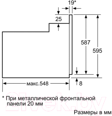 Электрический духовой шкаф Bosch HBN239S5R