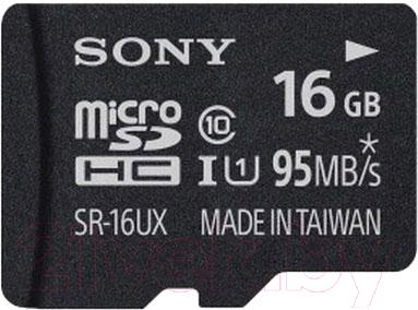 Карта памяти Sony microSDHC 16Gb UHS-1 Class 10 (SR16UXAT) - общий вид