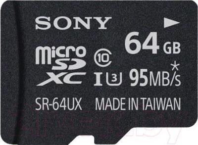 Карта памяти Sony microSDXC (Class 10) 64GB (SR64UXAT) - общий вид