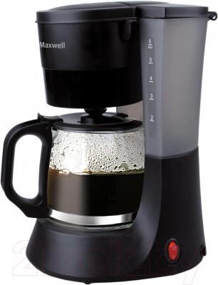 Капельная кофеварка Maxwell MW-1650 BK - общий вид