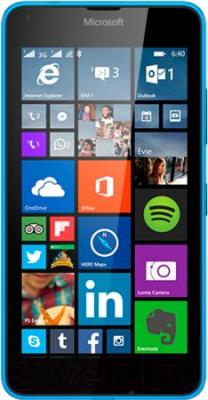 Смартфон Microsoft Lumia 640 Dual (голубой) - общий вид