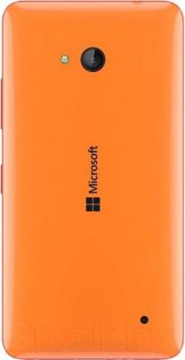 Смартфон Microsoft Lumia 640 Dual (оранжевый) - вид сзади