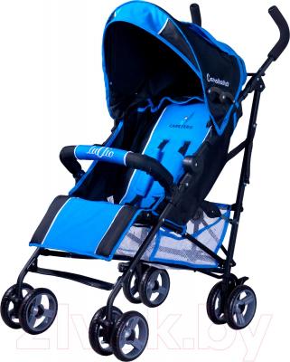 Детская прогулочная коляска Caretero Luvio (синий) - общий вид