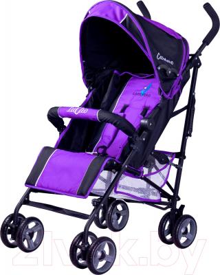 Детская прогулочная коляска Caretero Luvio (фиолетовый) - общий вид