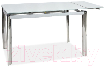 Обеденный стол Signal GD020 80x120 (белый)