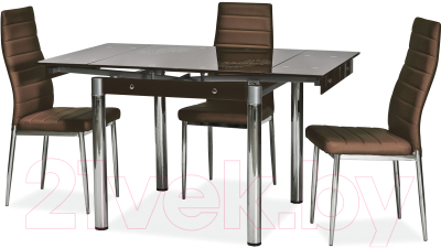 Обеденный стол Signal GD082 (коричневый)