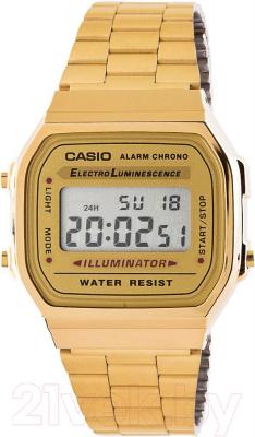 Часы наручные мужские Casio A168WG-9EF - общий вид