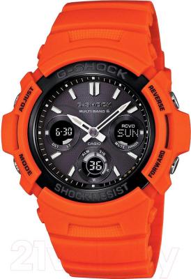 Часы наручные мужские Casio AWG-M100MR-4AER - общий вид