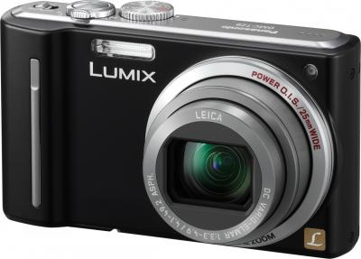 Компактный фотоаппарат Panasonic Lumix DMC-TZ8EE-K - вид сверху