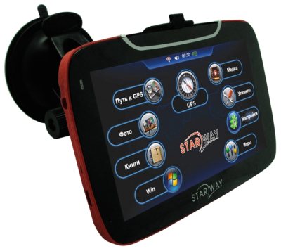 GPS навигатор Starway 5М - вид сбоку