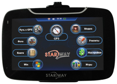 GPS навигатор Starway 5М - вид спереди