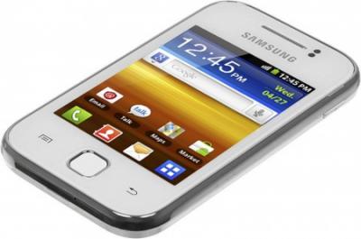 Смартфон Samsung S5360 Galaxy Y White (GT-S5360 UWASER) - общий вид