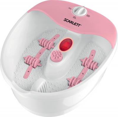 Гидромассажная ванночка Scarlett SC-209 White-Pink - общий вид