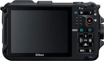 Компактный фотоаппарат Nikon Coolpix AW100 - вид сзади