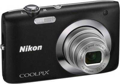 Компактный фотоаппарат Nikon Coolpix S2600 Black - общий вид